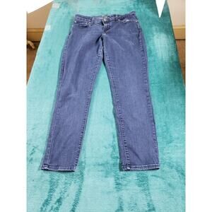Levis Jeans Size 8 Womens Blue Pants Ladies Stretch Denim Casual Mid Rise Skinny